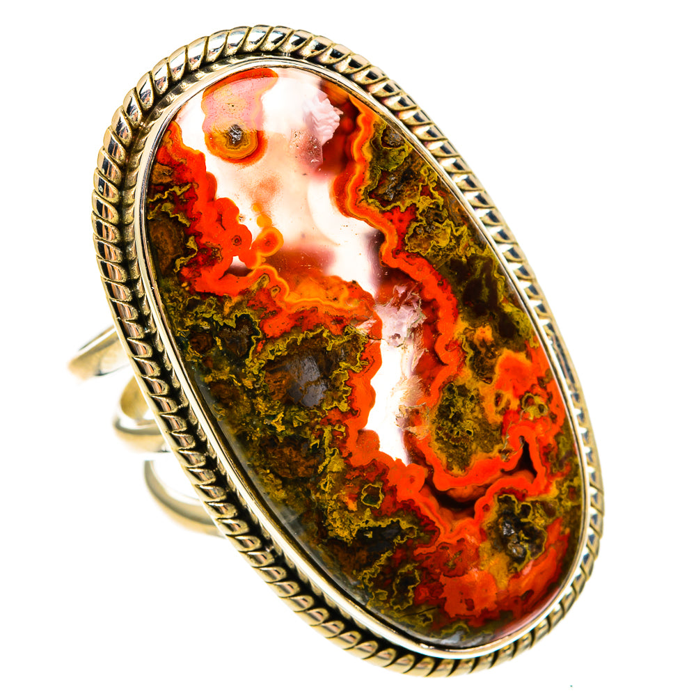 Moroccan Agate Rings handcrafted by Anasilvercos - RING78124