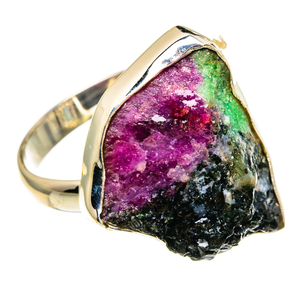 Ruby Zoisite Rings handcrafted by Anasilvercos - RING78138