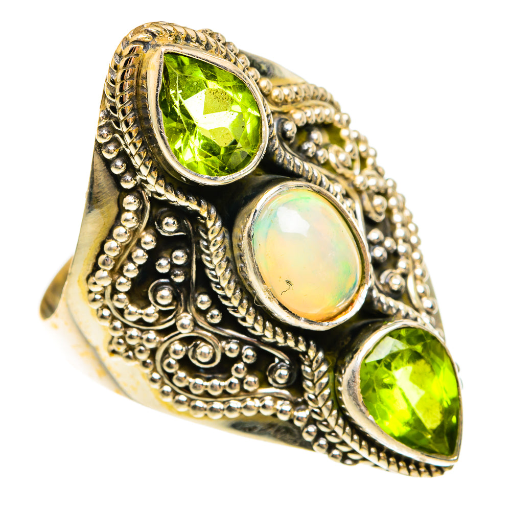 Ethiopian Opal Rings handcrafted by Anasilvercos - RING78139