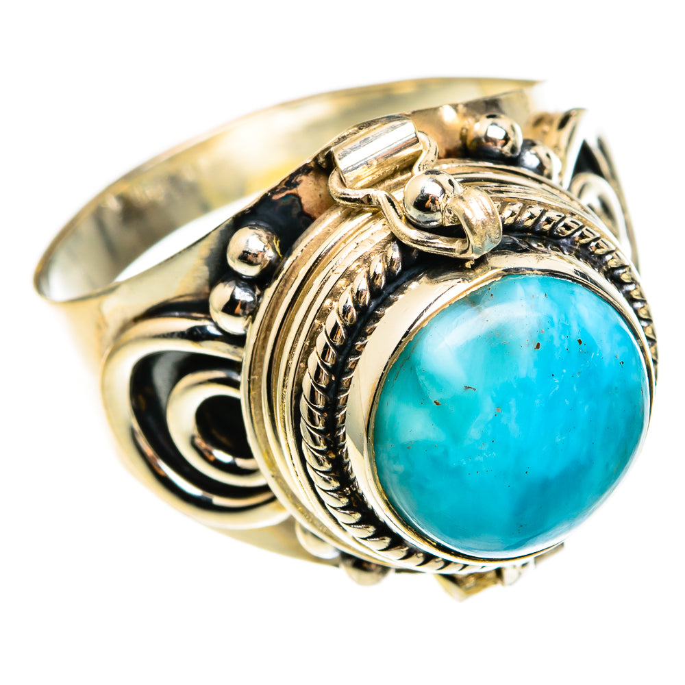 Larimar Rings handcrafted by Anasilvercos - RING78149