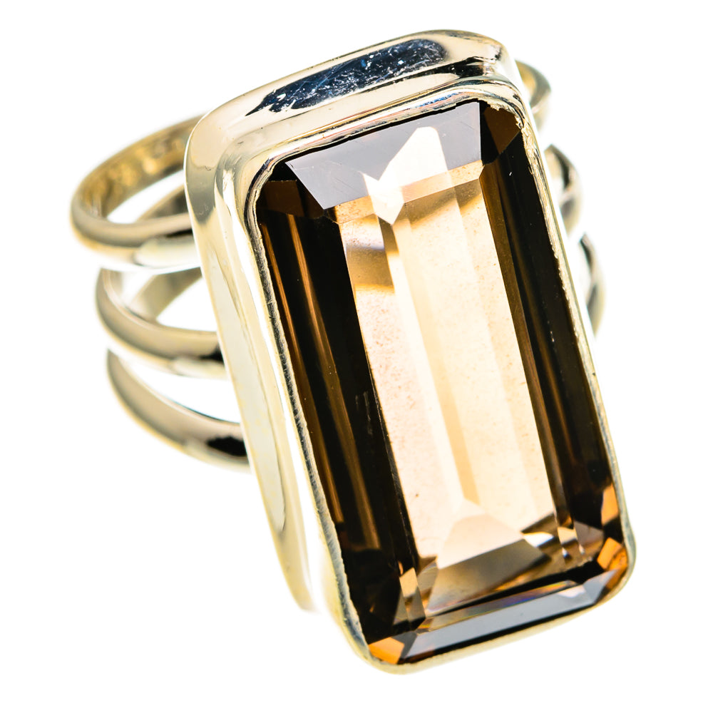 Smoky Quartz Rings handcrafted by Anasilvercos - RING78157
