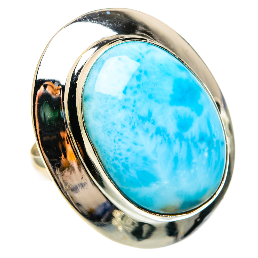 Larimar Rings handcrafted by Anasilvercos - RING78180