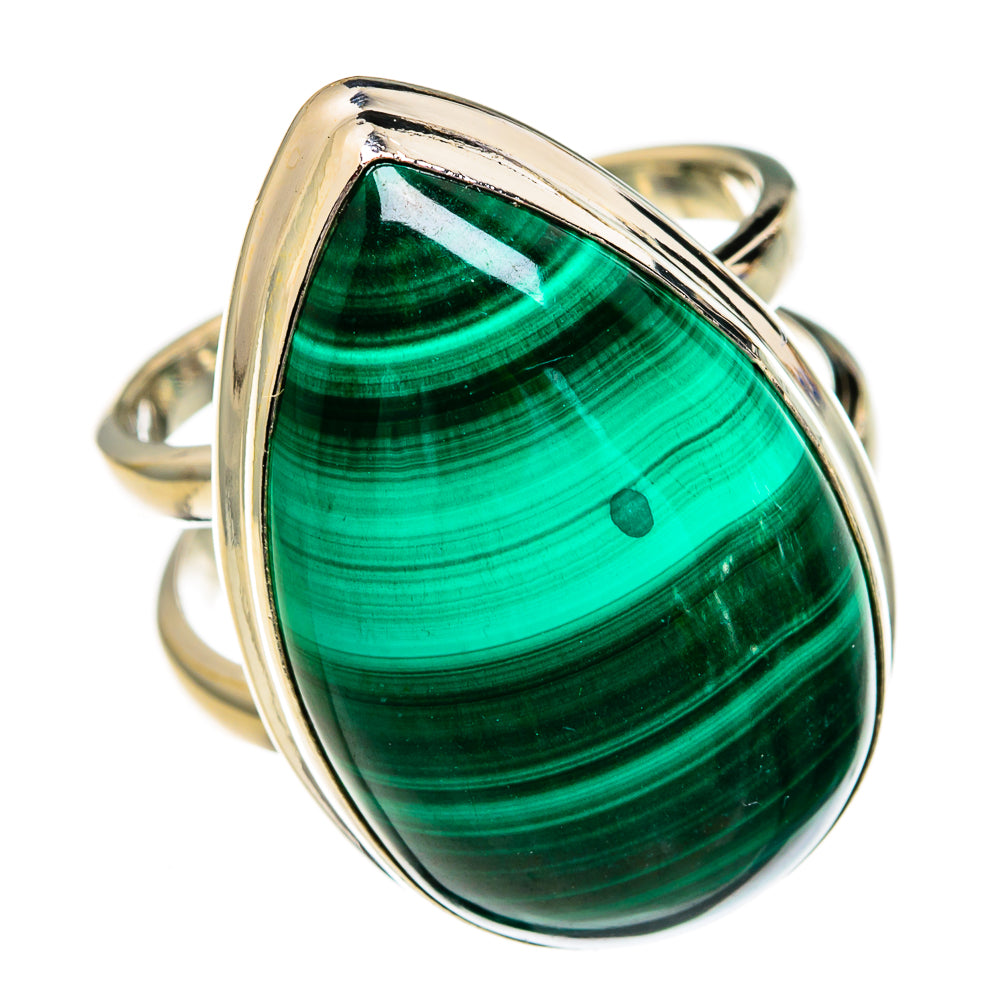 Malachite Rings handcrafted by Anasilvercos - RING78189