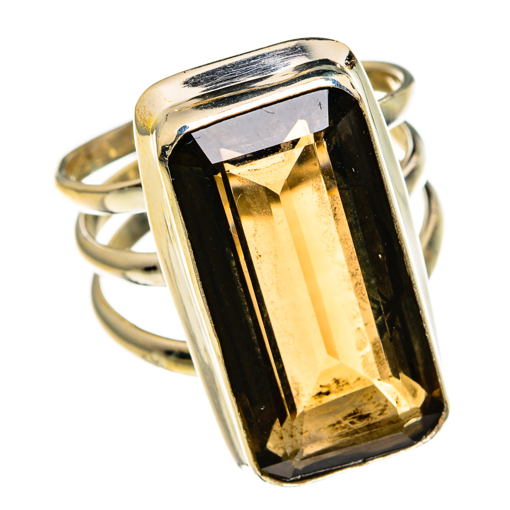 Smoky Quartz Rings handcrafted by Anasilvercos - RING78191
