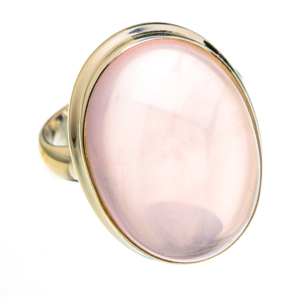 Rose Quartz Rings handcrafted by Anasilvercos - RING78196