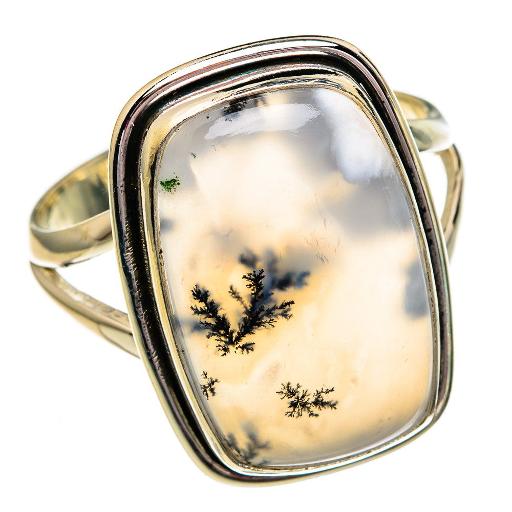 Dendritic Opal Rings handcrafted by Anasilvercos - RING78207