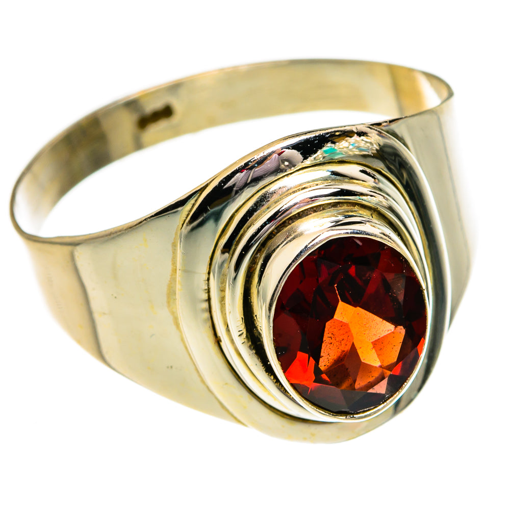 Garnet Rings handcrafted by Anasilvercos - RING78229