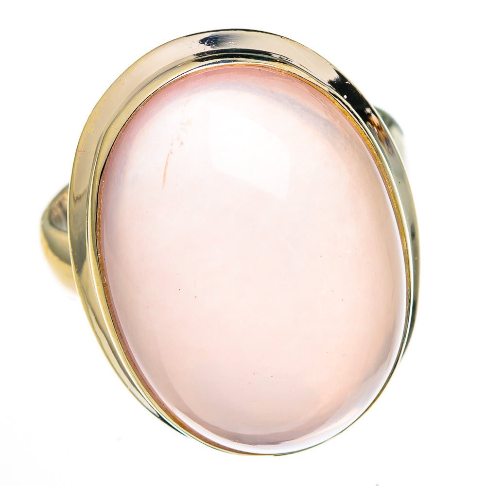 Rose Quartz Rings handcrafted by Anasilvercos - RING78257