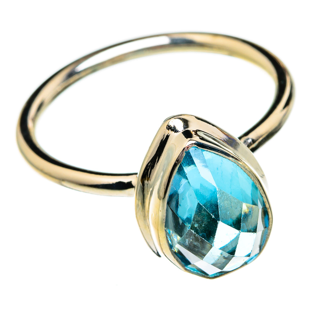 Blue Topaz Rings handcrafted by Anasilvercos - RING78277