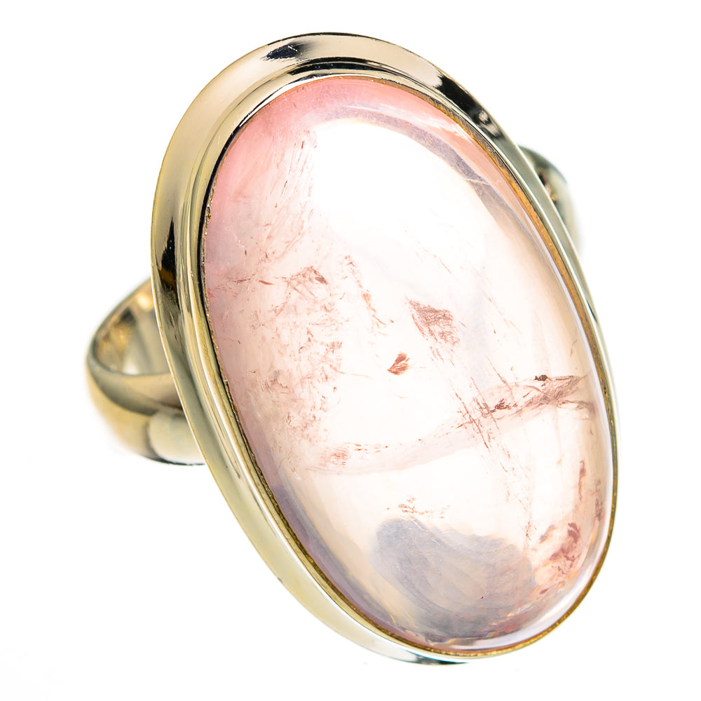 Rose Quartz Rings handcrafted by Anasilvercos - RING78310