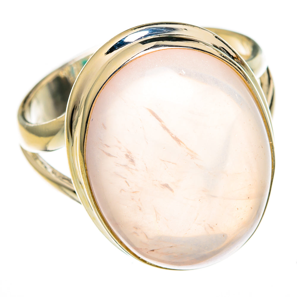 Rose Quartz Rings handcrafted by Anasilvercos - RING78312