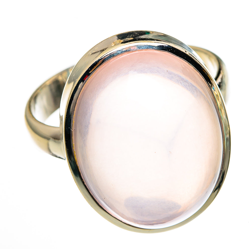 Rose Quartz Rings handcrafted by Anasilvercos - RING78334