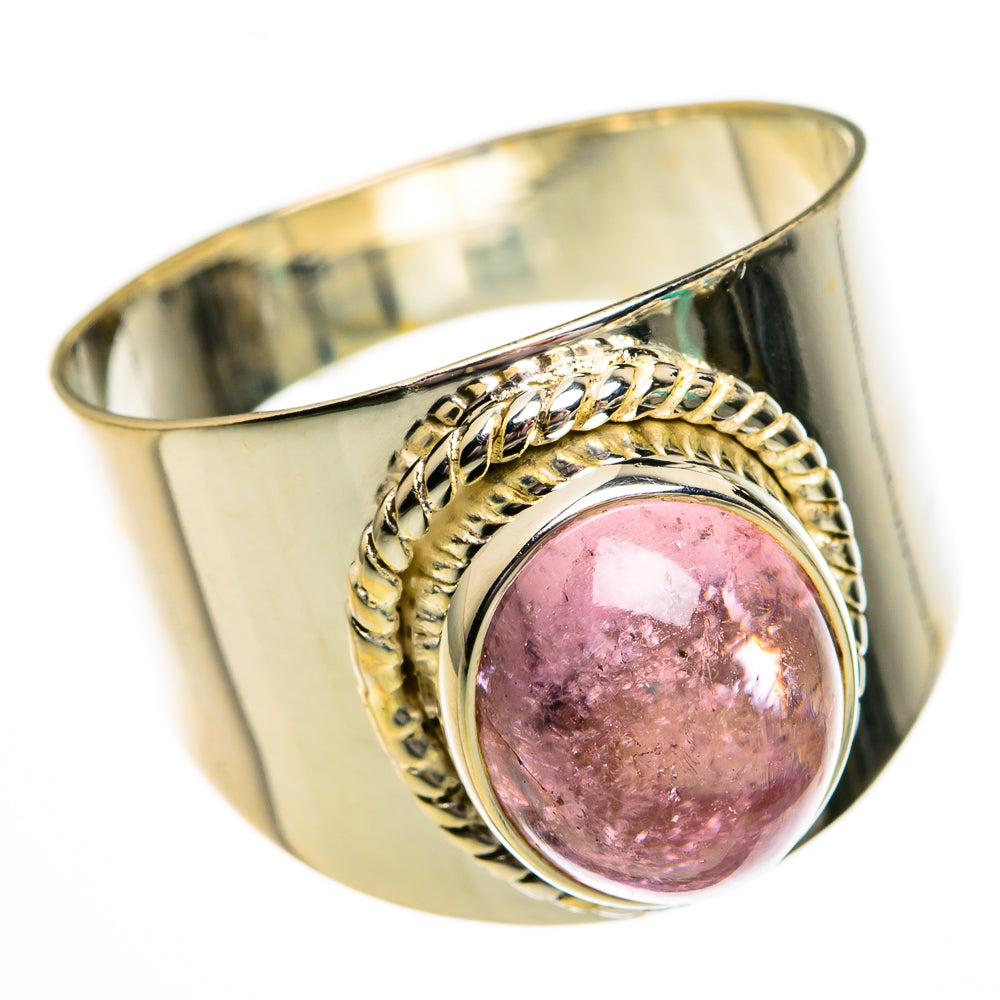 Pink Tourmaline Rings handcrafted by Anasilvercos - RING78357