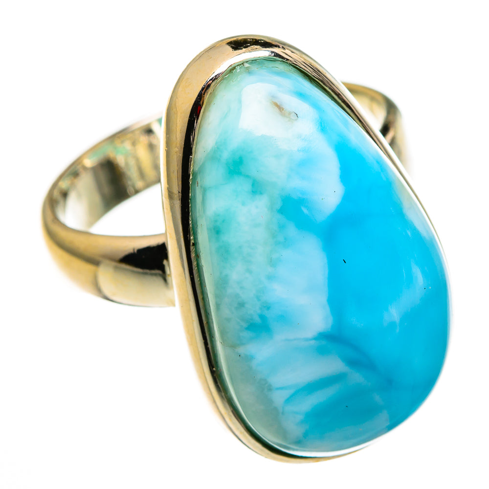 Larimar Rings handcrafted by Anasilvercos - RING78370