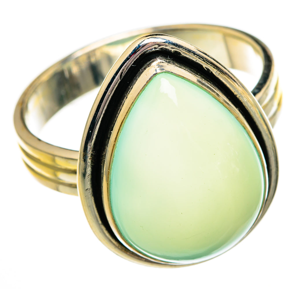 Prehnite Rings handcrafted by Anasilvercos - RING78372