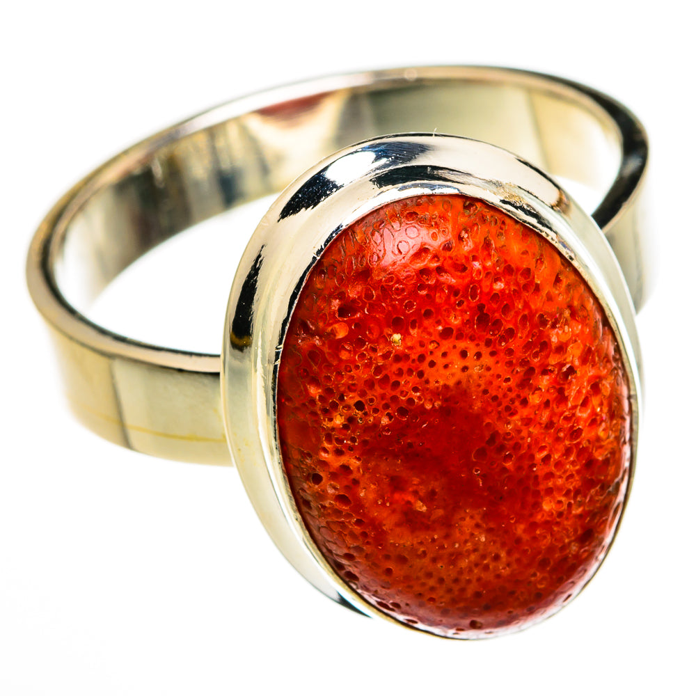 Sponge Coral Rings handcrafted by Anasilvercos - RING78396 - Photo 2