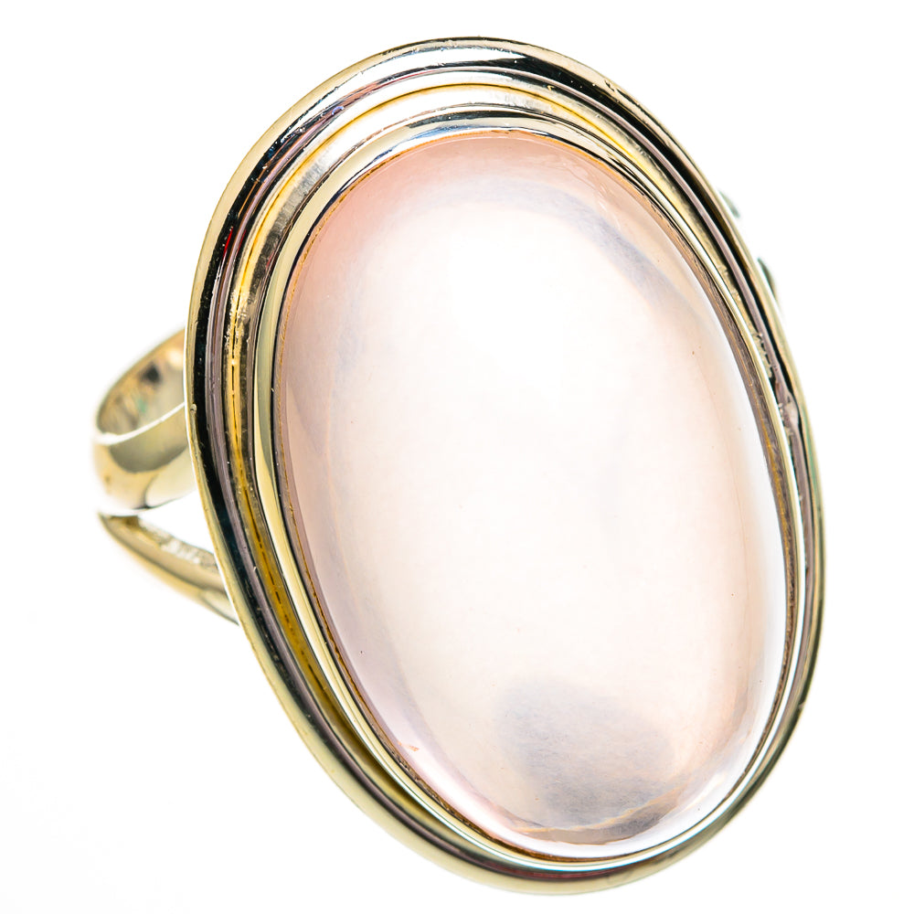 Rose Quartz Rings handcrafted by Anasilvercos - RING78399