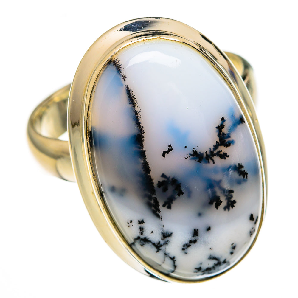 Dendritic Opal Rings handcrafted by Anasilvercos - RING78409