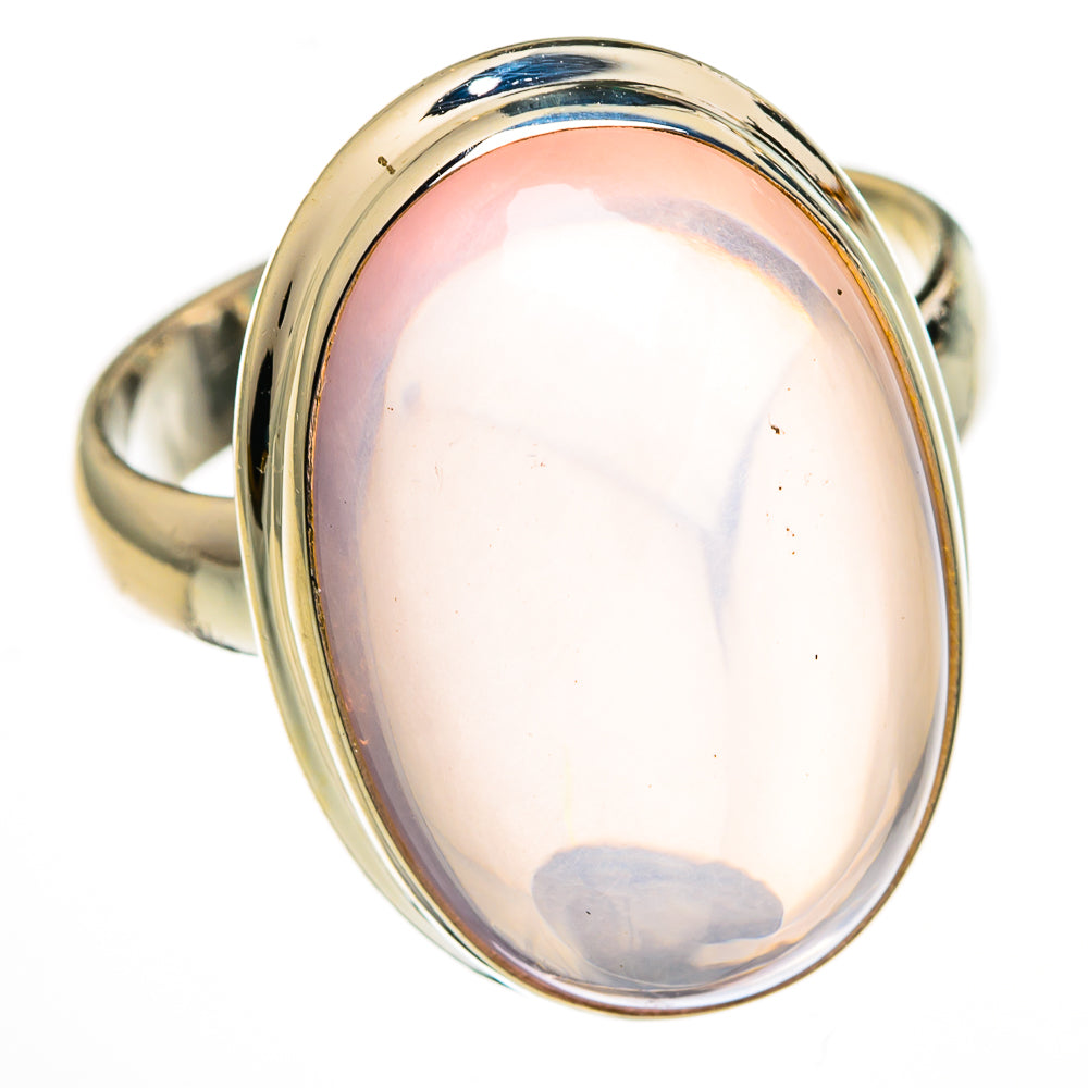 Rose Quartz Rings handcrafted by Anasilvercos - RING78417