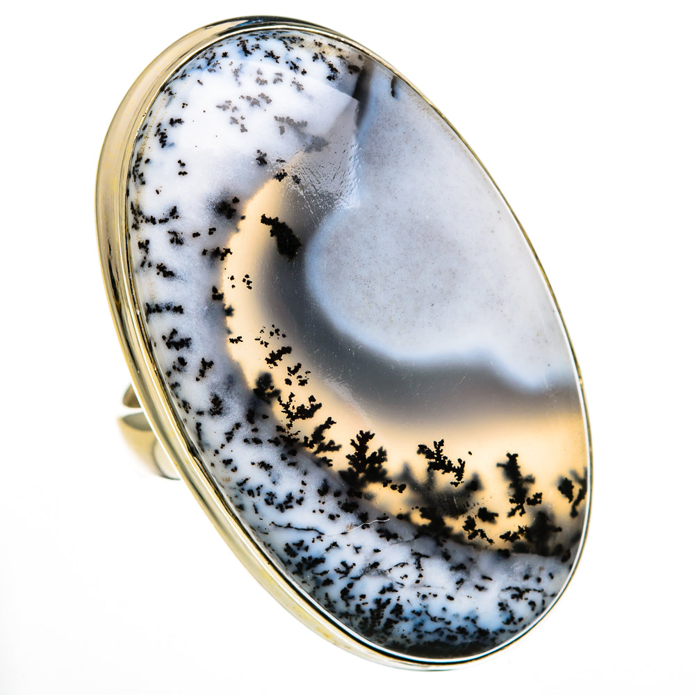 Dendritic Opal Rings handcrafted by Anasilvercos - RING78449