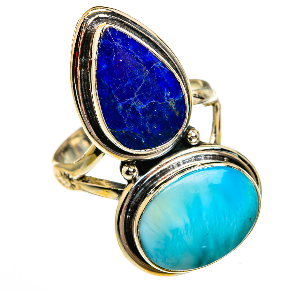 Larimar Rings handcrafted by Anasilvercos - RING78466