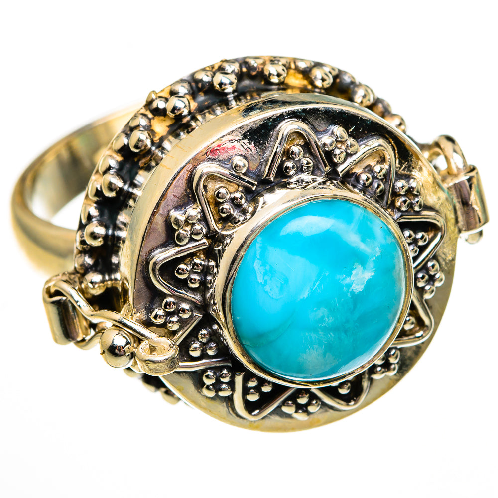 Larimar Rings handcrafted by Anasilvercos - RING78468
