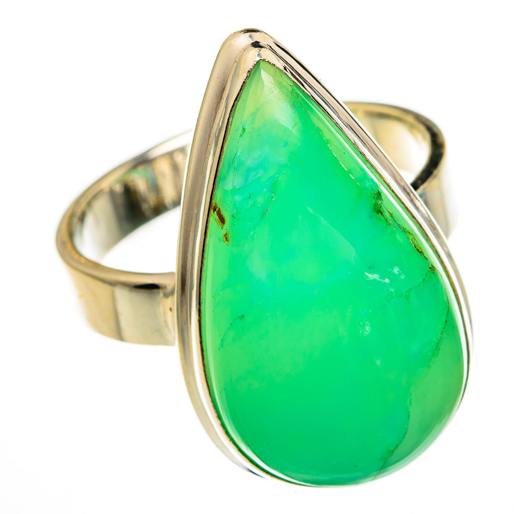 Chrysoprase Rings handcrafted by Anasilvercos - RING78473