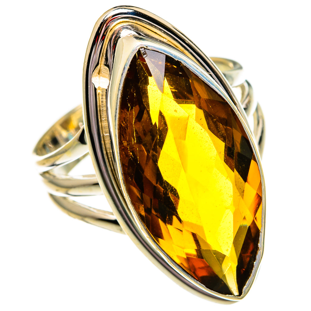 Mandarin Citrine Rings handcrafted by Anasilvercos - RING78481