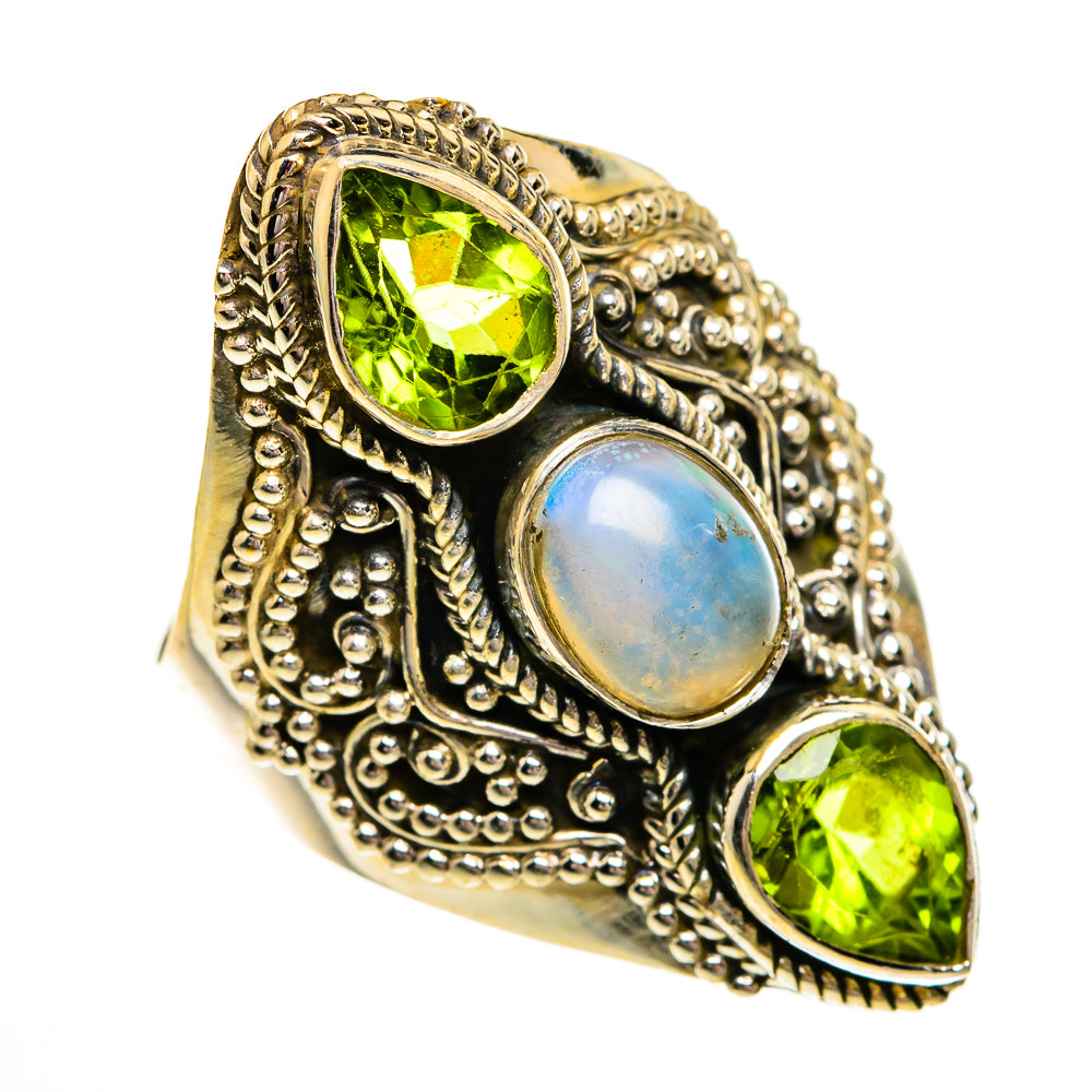 Ethiopian Opal Rings handcrafted by Anasilvercos - RING78487