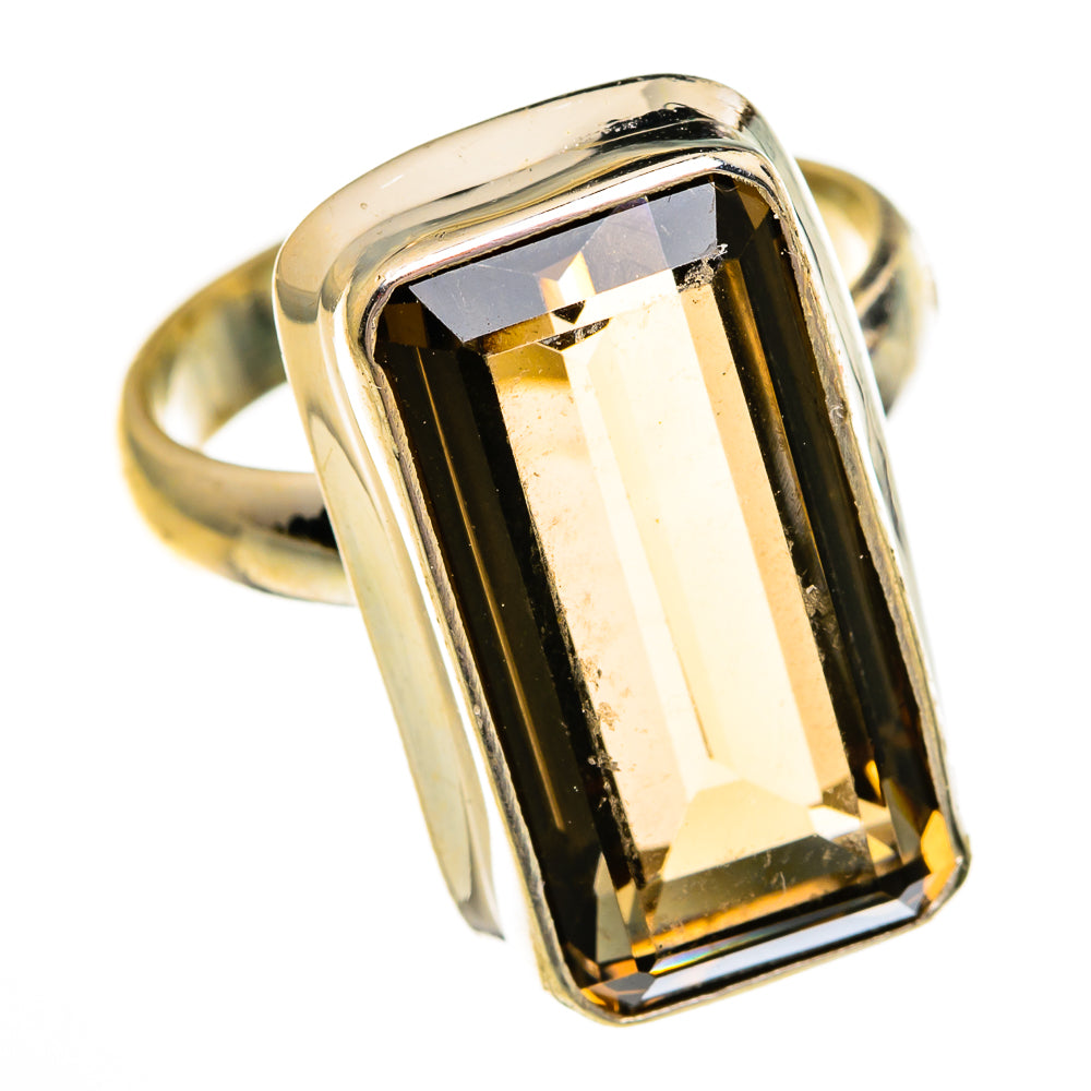 Smoky Quartz Rings handcrafted by Anasilvercos - RING78509