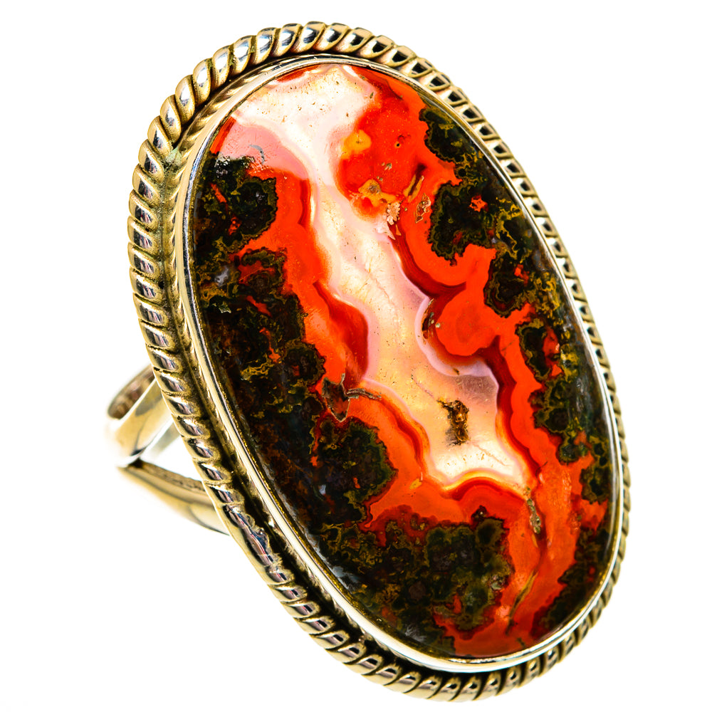 Moroccan Agate Rings handcrafted by Anasilvercos - RING78511