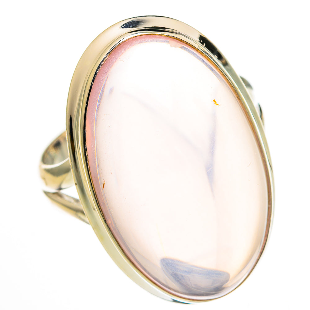 Rose Quartz Rings handcrafted by Anasilvercos - RING78519