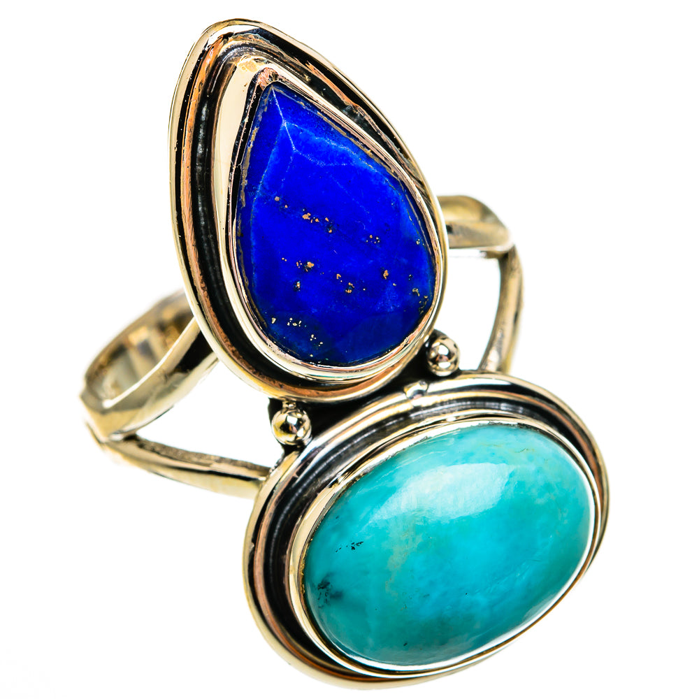 Larimar Rings handcrafted by Anasilvercos - RING78536