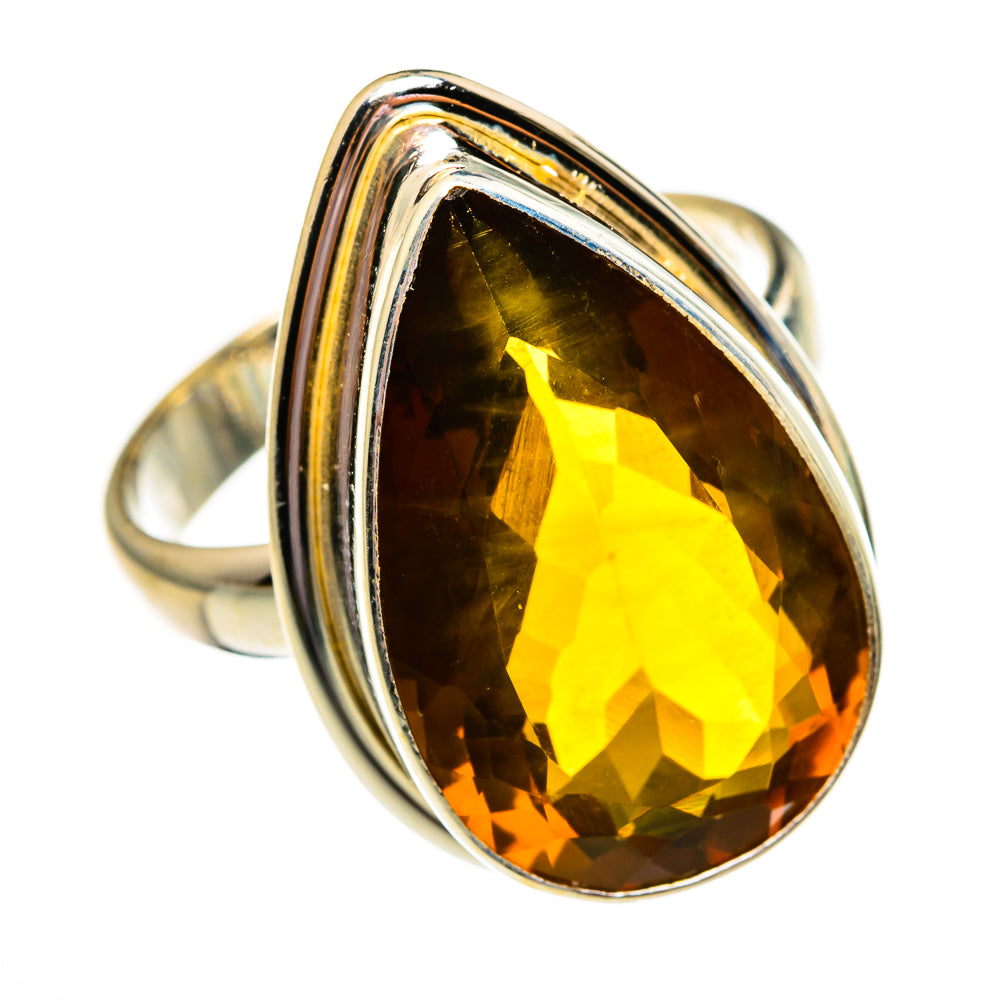Mandarin Citrine Rings handcrafted by Anasilvercos - RING78552