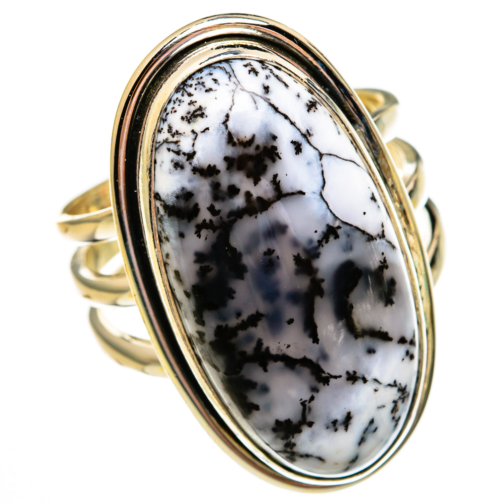 Dendritic Opal Rings handcrafted by Anasilvercos - RING78561
