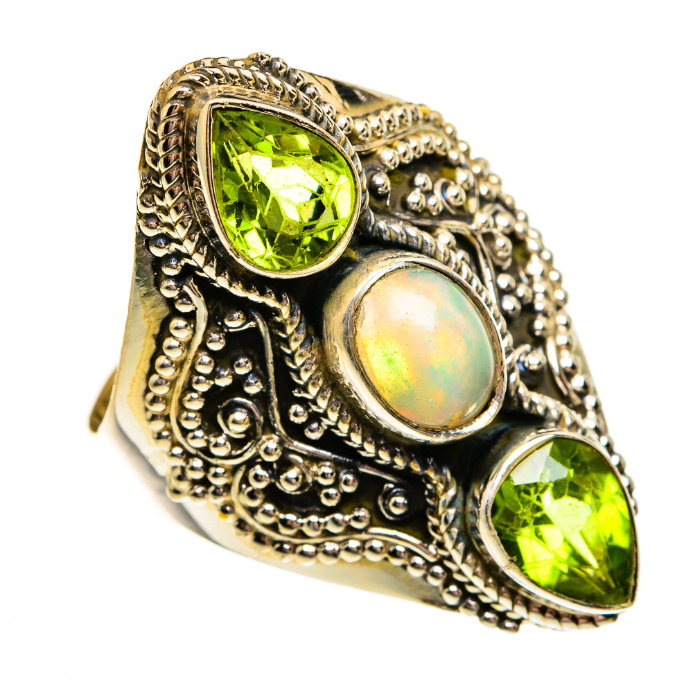 Ethiopian Opal Rings handcrafted by Anasilvercos - RING78565