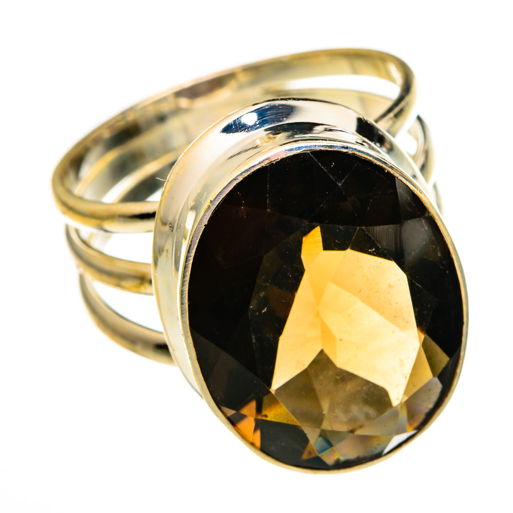 Smoky Quartz Rings handcrafted by Anasilvercos - RING78578