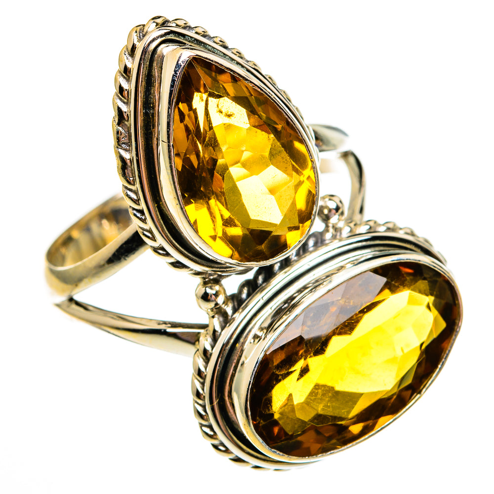 Mandarin Citrine Rings handcrafted by Anasilvercos - RING78582