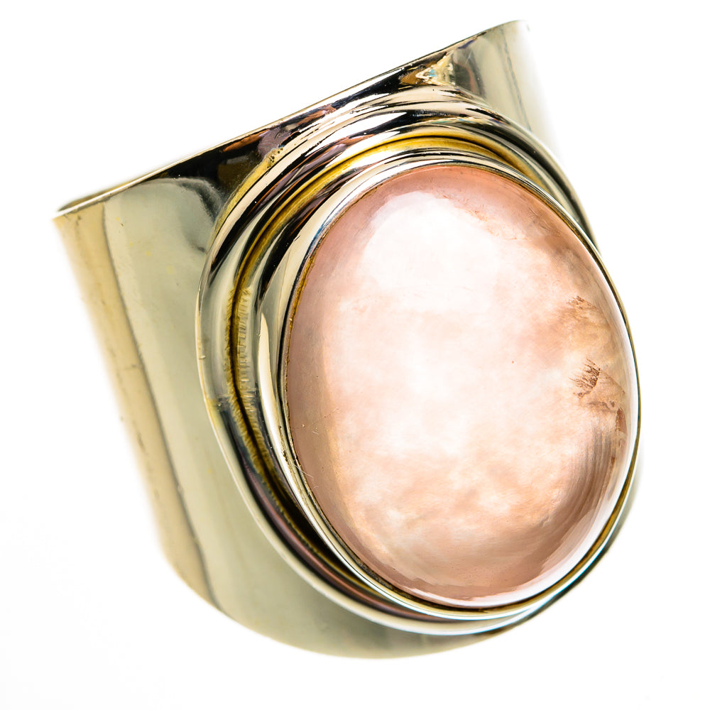 Rose Quartz Rings handcrafted by Anasilvercos - RING78585