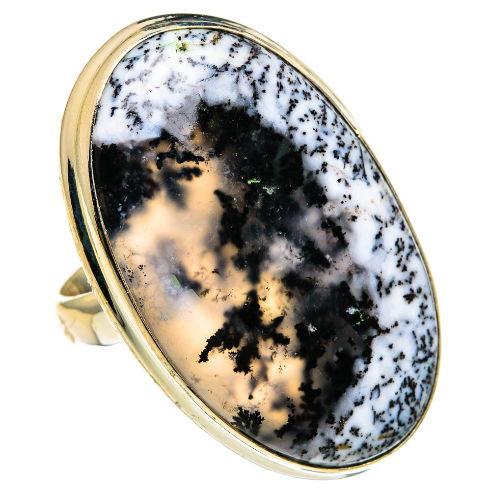 Dendritic Opal Rings handcrafted by Anasilvercos - RING78589