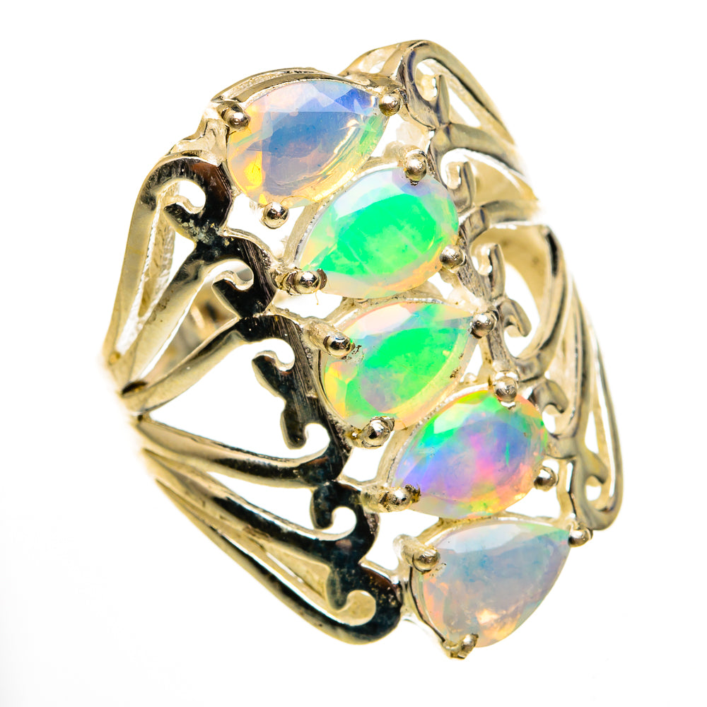 Green Amethyst Rings handcrafted by Anasilvercos - RING78594