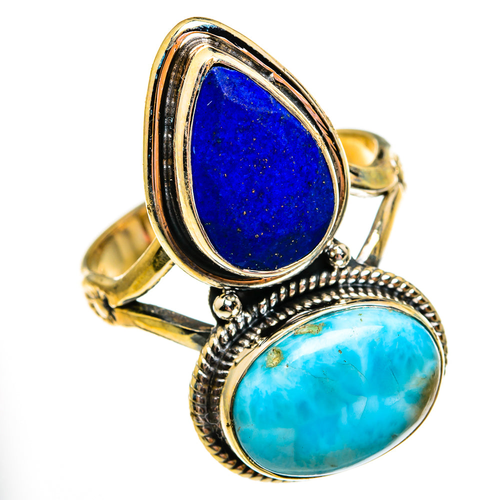 Larimar Rings handcrafted by Anasilvercos - RING78600