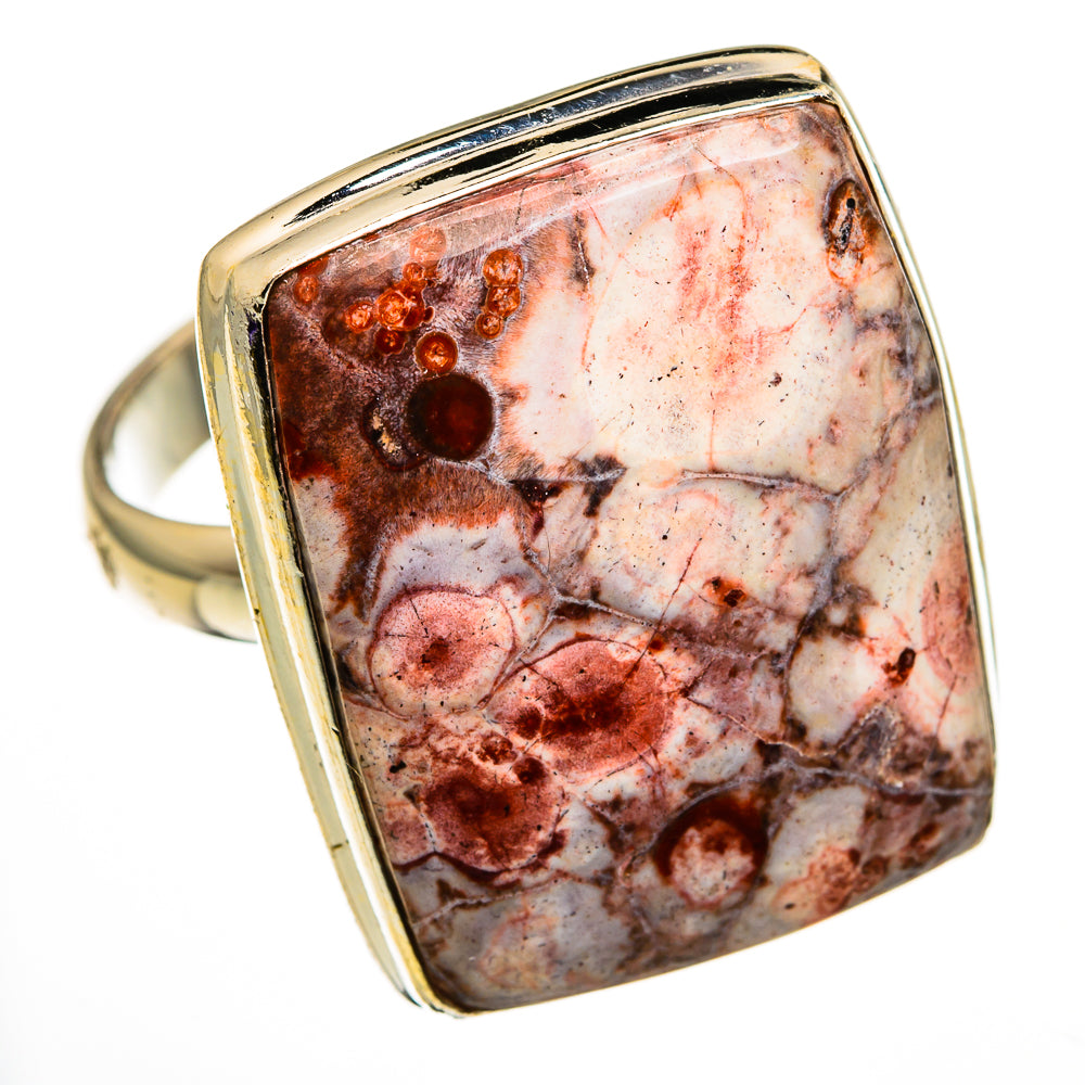 Poppy Jasper Rings handcrafted by Anasilvercos - RING78609
