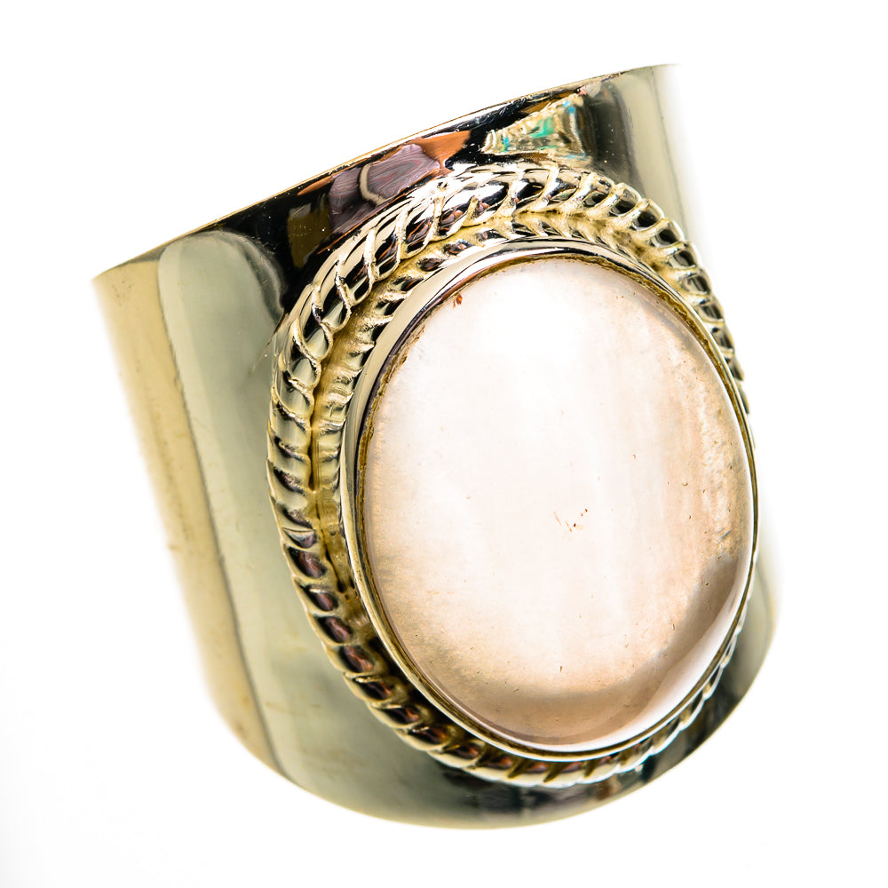 Rose Quartz Rings handcrafted by Anasilvercos - RING78612