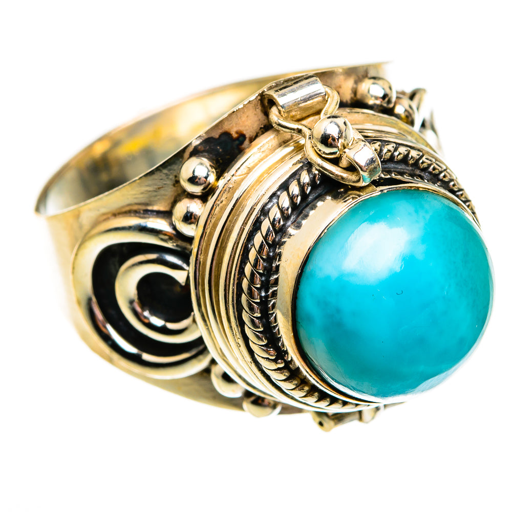 Larimar Rings handcrafted by Anasilvercos - RING78627