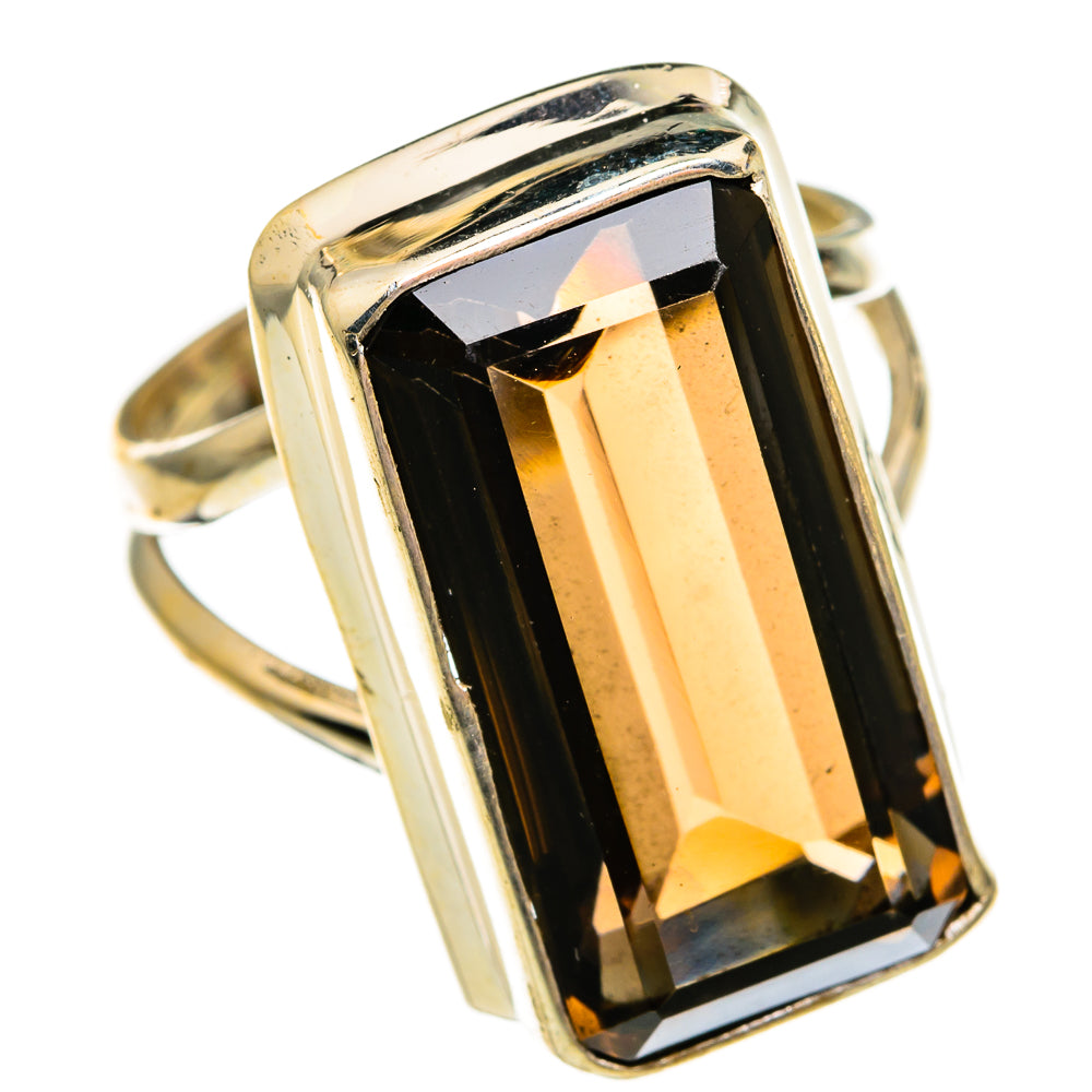 Smoky Quartz Rings handcrafted by Anasilvercos - RING78632