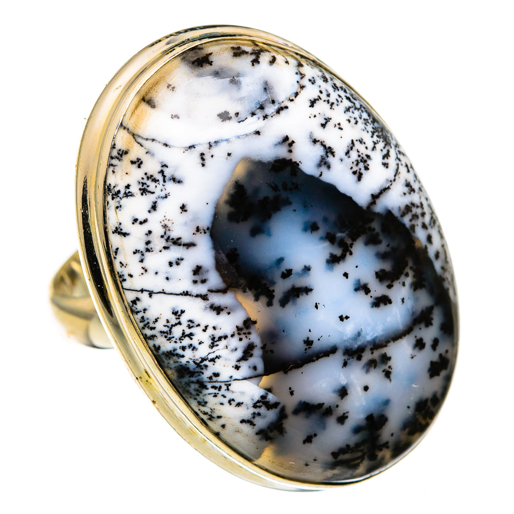 Dendritic Opal Rings handcrafted by Anasilvercos - RING78636