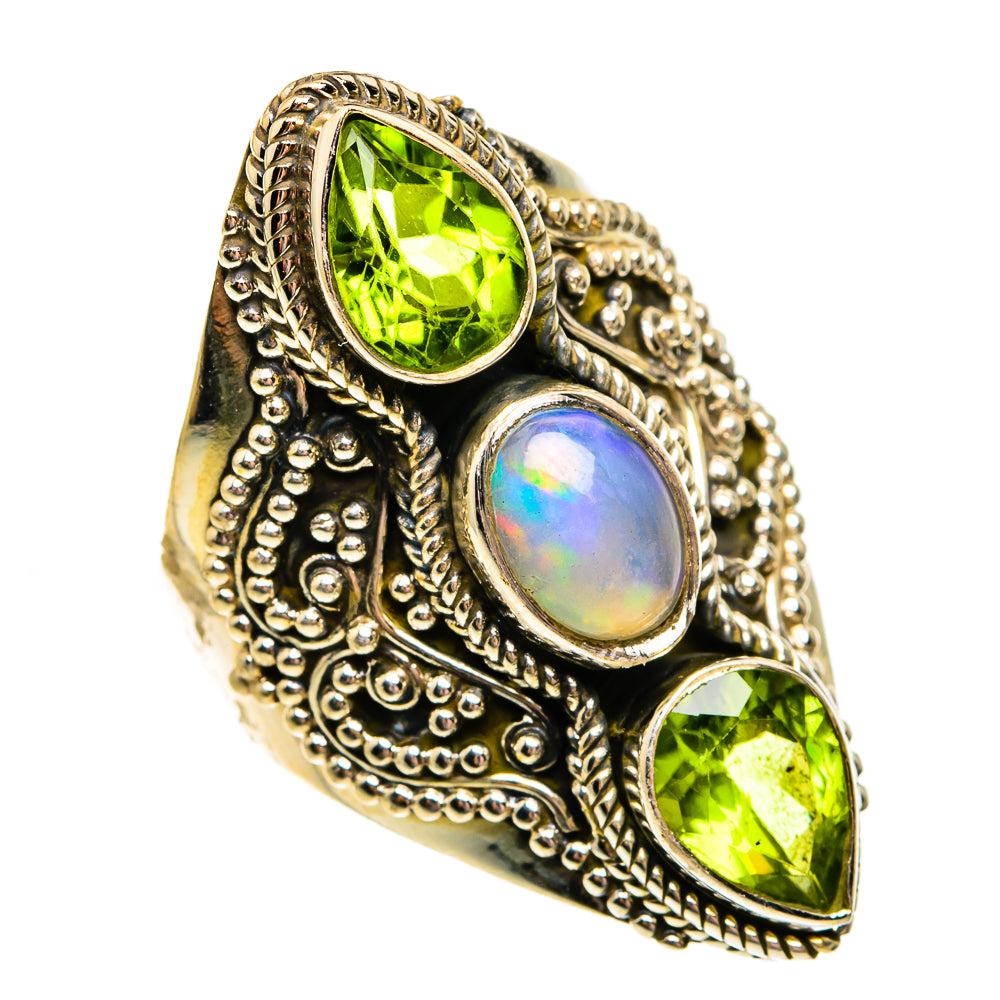 Ethiopian Opal Rings handcrafted by Anasilvercos - RING78658