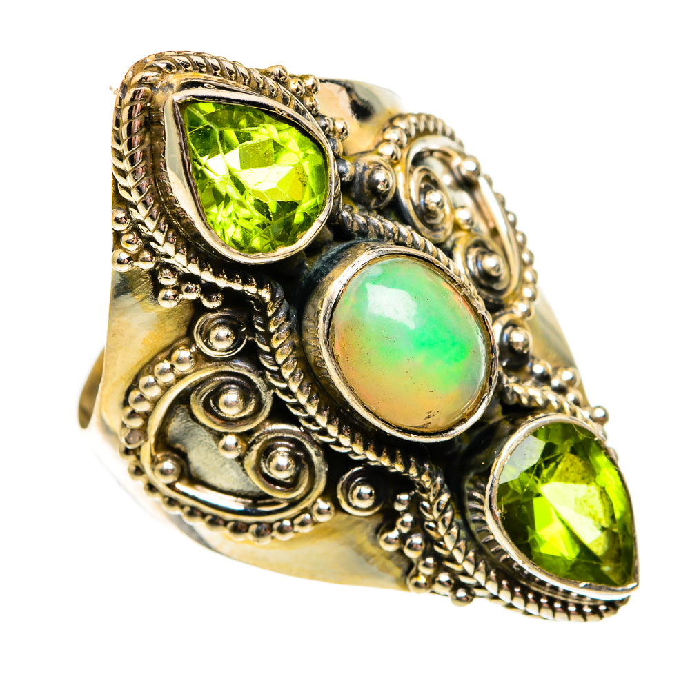 Ethiopian Opal Rings handcrafted by Anasilvercos - RING78668