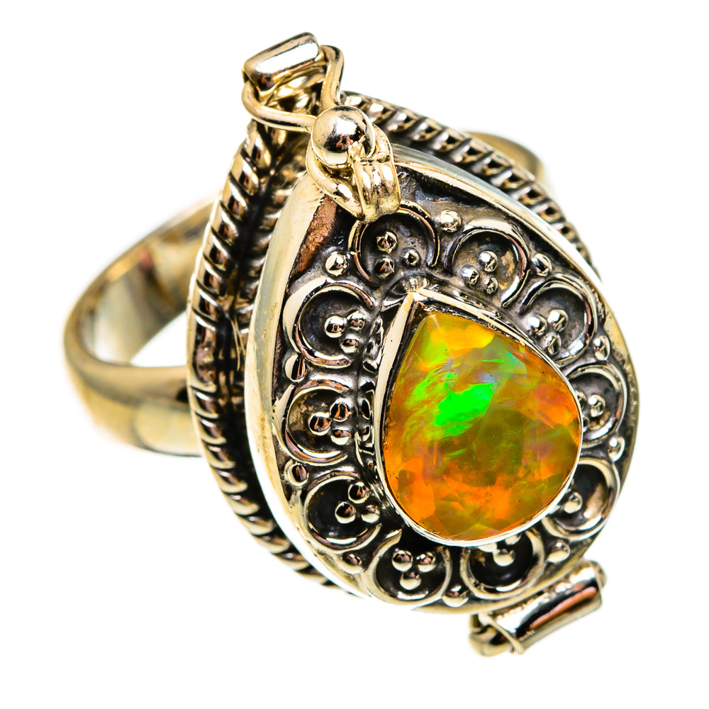 Ethiopian Opal Rings handcrafted by Anasilvercos - RING78674